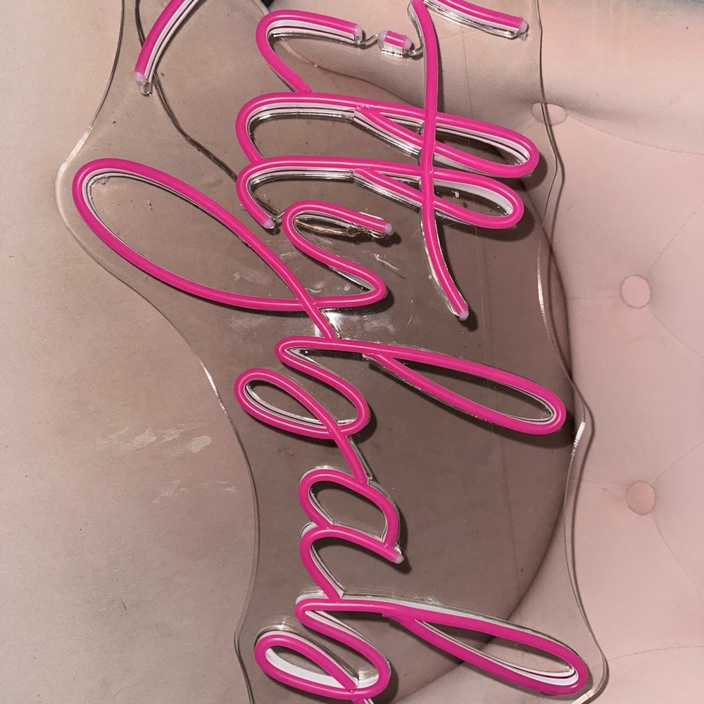 Pink Neon Sign